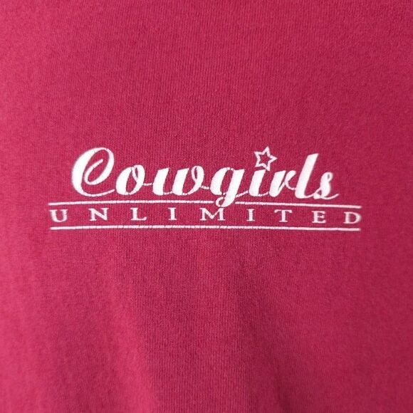 Vintage Cowgirls Unlimited T Shirt Mens Size XL Cowboys Are Like Fine Wine Funny - Picture 3 of 6